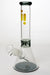 10" Infyniti color accented beaker glass water bong-Smoke - One Wholesale