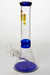 10" Infyniti color accented beaker glass water bong-Blue - One Wholesale