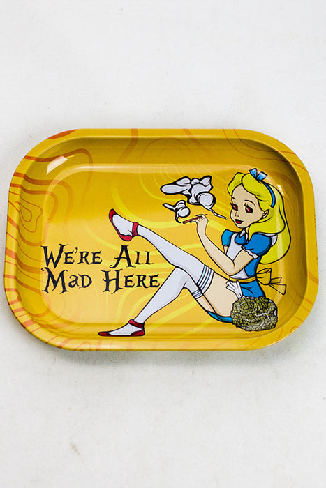 Smoke Arsenal Mini Rolling Tray-We're all mad here - One Wholesale