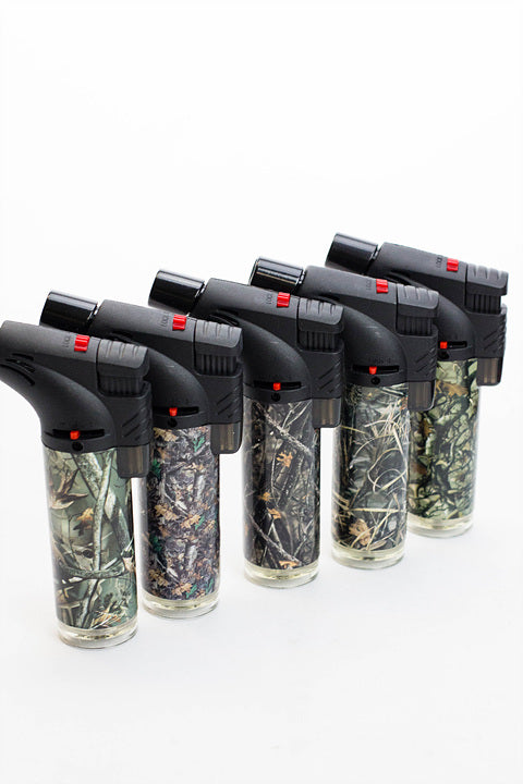 Soul Torch lighter display 15-Camouflage - One Wholesale