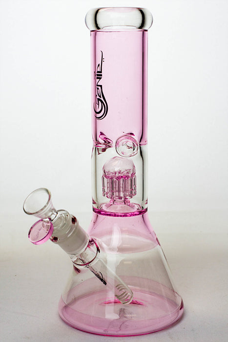 11" Genie short tree arms color tube water bong-Pink - One Wholesale