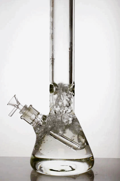 18" My Bong 9 mm beaker glass water bong Glass Bong ONE