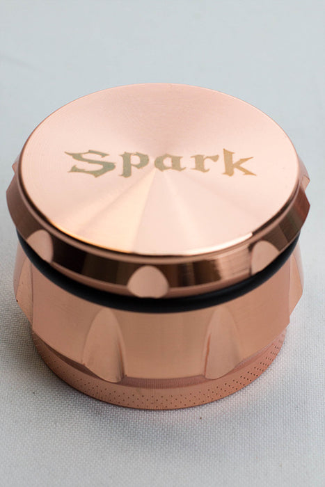 Spark 4 parts color herb grinder-Rose Gold - One Wholesale