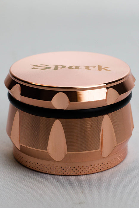 Spark 4 parts color herb grinder- - One Wholesale