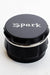 Spark 4 parts color herb grinder-Black - One Wholesale