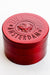 4 parts embossed Amsterdam Bulldog  grinder-Red - One Wholesale