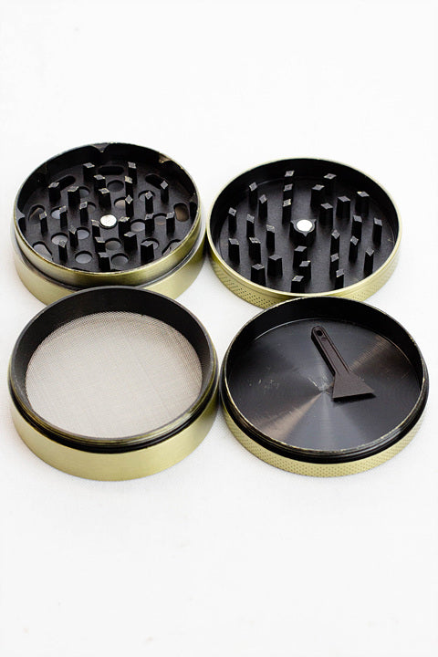 4 parts embossed Amsterdam Leaf grinder Regular Grinder ONE