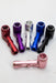 Inserted-glass Aluminum hand pipe- - One Wholesale