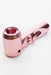 Inserted-glass Aluminum hand pipe- - One Wholesale