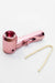 Inserted-glass Aluminum hand pipe- - One Wholesale