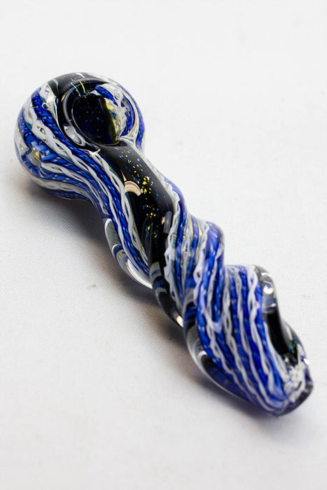 Heavy dichronic 6067 Glass Spoon Pipe- - One Wholesale