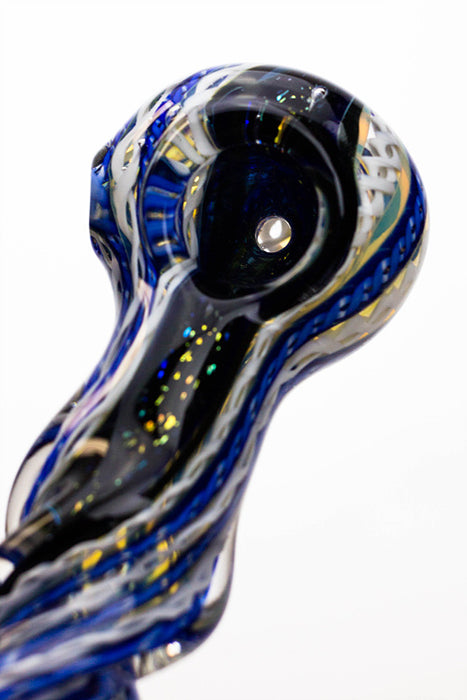 Heavy dichronic 6067 Glass Spoon Pipe- - One Wholesale