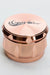 Genie 4 parts rose gold metal grinder- - One Wholesale