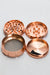 Genie 4 parts rose gold metal grinder- - One Wholesale