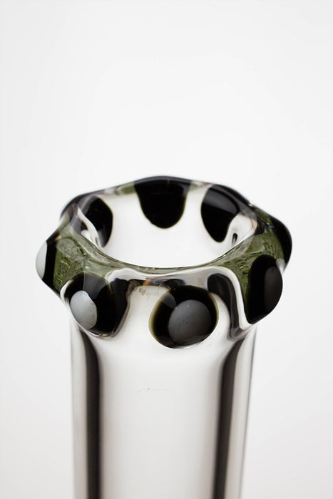 19.5" Genie 9 mm curved shaft glass beaker bong- - One Wholesale