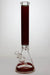 18" mosaic pattern 9 mm glass beaker bong-Red - One Wholesale