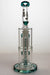 12" Infyniti dual tree-arm percolator glass bong- - One Wholesale