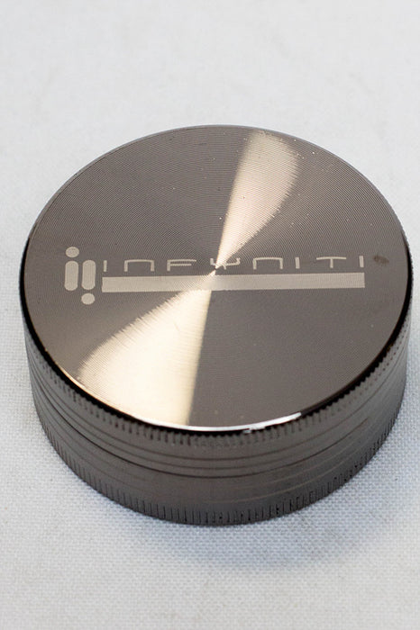 2 parts infyniti metal herb grinder-Gun Metal - One Wholesale