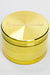 Infyniti 4 parts metal herb grinder-Gold - One Wholesale