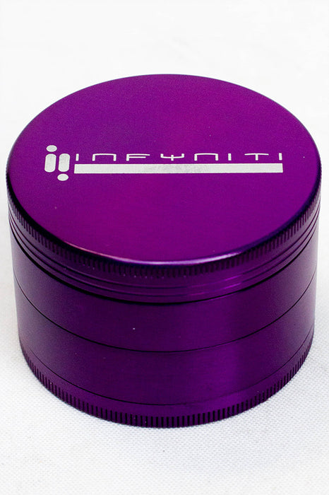 Infyniti 4 parts metal herb grinder-Purple - One Wholesale