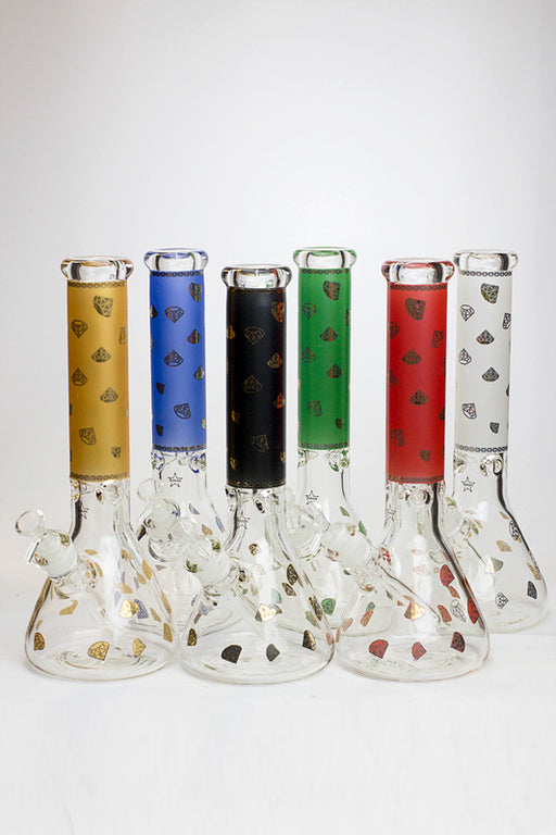 14" diamond 9 mm glass water bong Glass Bong ONE