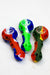 10-Pcs Silicone hand pipe with glass bowl and Dab tool- - One Wholesale