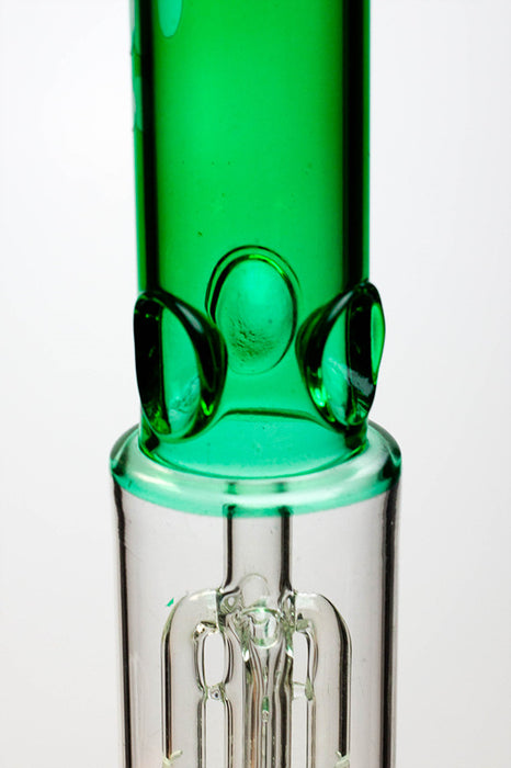 14" infyniti 8-arm percolator color tube/bottom beaker Bong- - One Wholesale