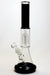 14" infyniti 8-arm percolator color tube/bottom beaker Bong-Black - One Wholesale