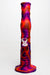 13" Detachable silicone straight Pink tube water bong Resin · Silicone · Plastic Bong ONE