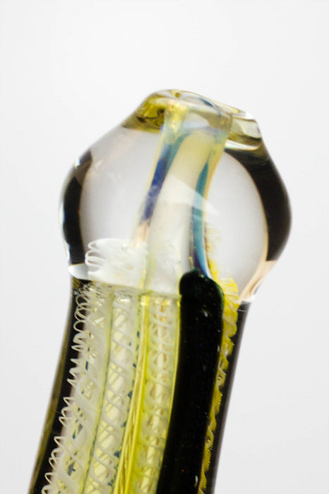 3.5" Heavy dichronic 6237 Glass Spoon Pipe- - One Wholesale