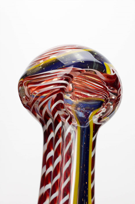 3.5" Heavy dichronic 6241 Glass Spoon Pipe- - One Wholesale