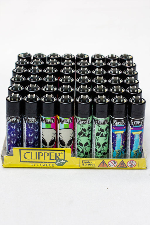 Clipper Psychedelic Refillable Lighters- - One Wholesale