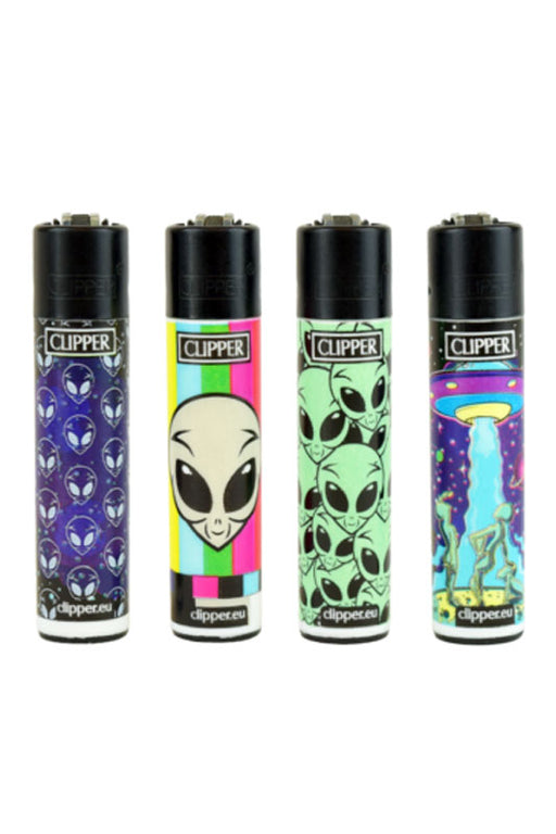 Clipper Psychedelic Refillable Lighters- - One Wholesale