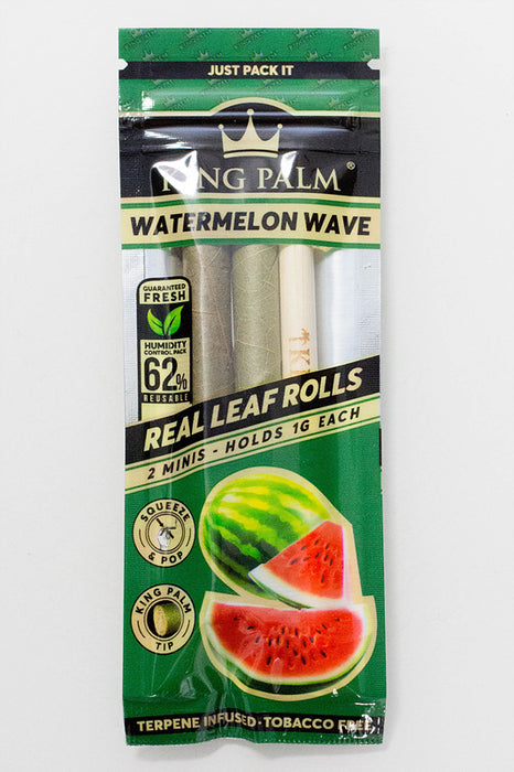 King Palm Hand-Rolled flavor Mini Leaf-Watermelon Wave - One Wholesale