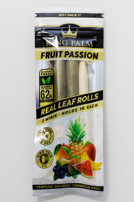 King Palm Hand-Rolled flavor Mini Leaf-Fruit Passion - One Wholesale