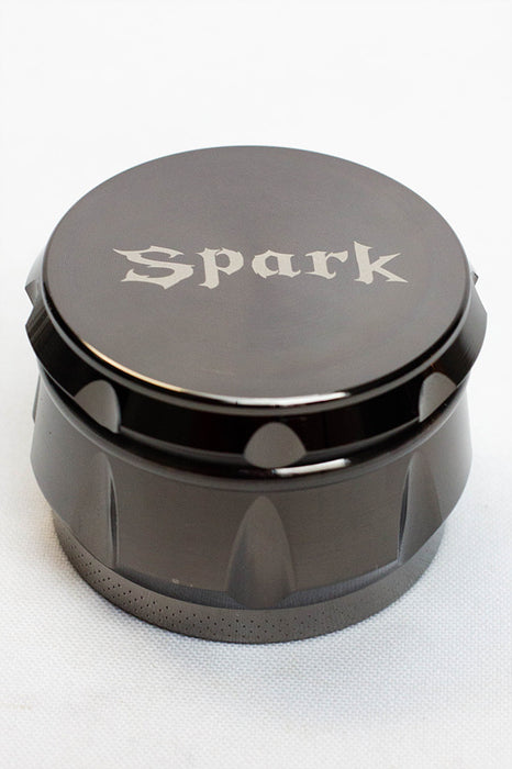 Spark 4 parts  herb grinder-Gun Metal - One Wholesale