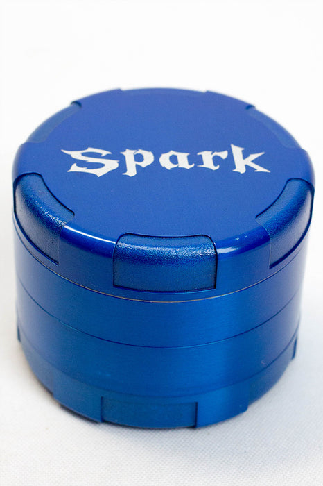 Spark-4 Parts herb grinder-Blue - One Wholesale