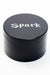 Spark-4 parts metal herb grinder-Black - One Wholesale