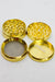 Gold 4 parts metal grinder in a display- - One Wholesale