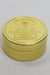 Gold 3 parts metal grinder in a display- - One Wholesale