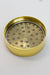 Gold 3 parts metal grinder in a display- - One Wholesale