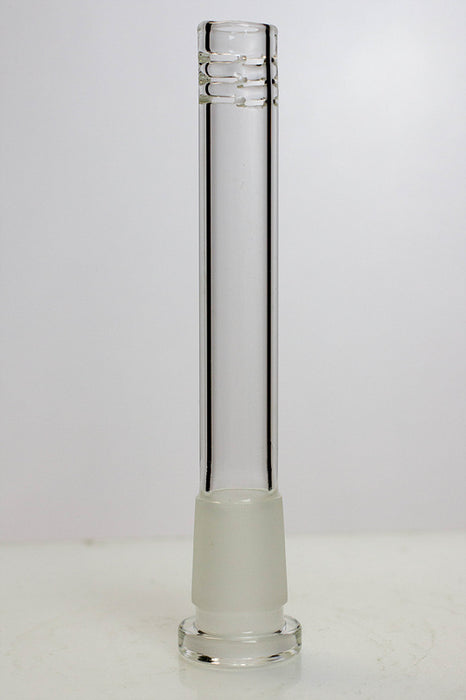 Glass open ended 6 slits downstem-4 3/4 Inches - One Wholesale