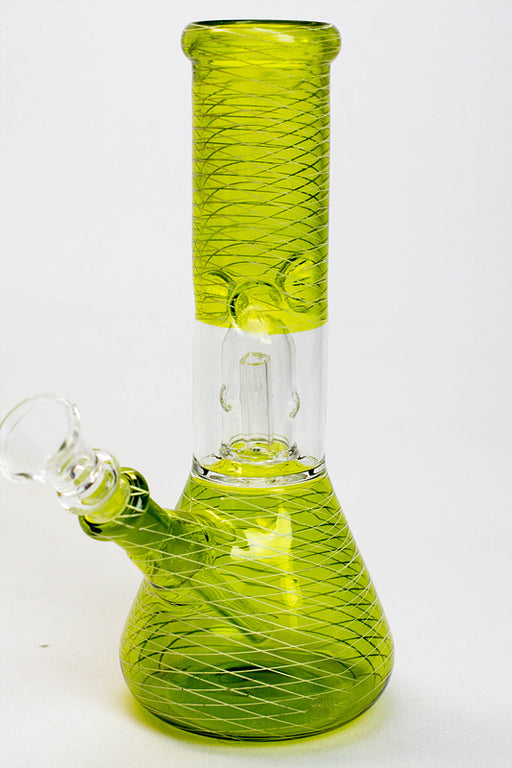 8" single dome percolator assorted color water bong ONE