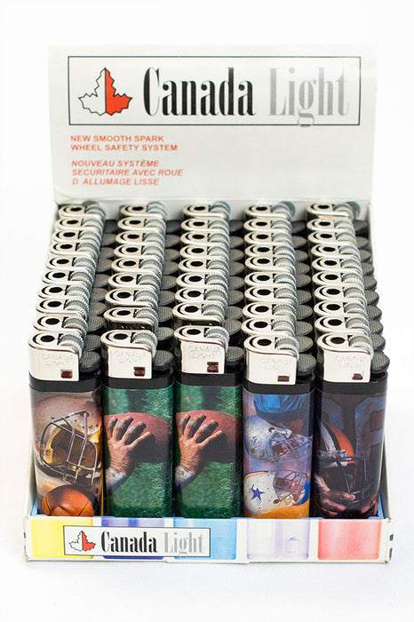 Canada Light graphic disposable lighter-Football - One Wholesale