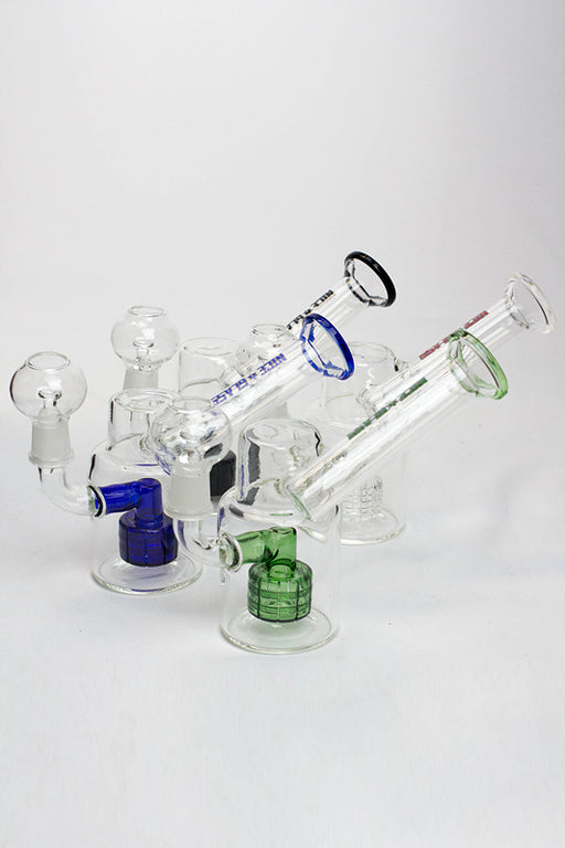 7" NG 2-in-1 shower head bubbler Glass Rig ONE