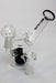 7" NG 2-in-1 shower head bubbler-Black - One Wholesale