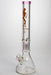 17" Valcano 6-arm percolator 9 mm glass water bong-Pink - One Wholesale