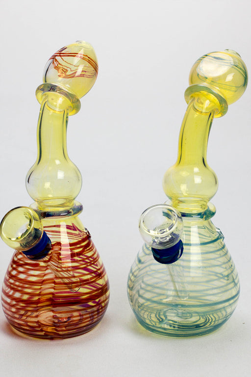 6" changing color glass water bong-Type 353 - One Wholesale