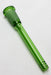 Color-Glass open ended 6 slits downstem- - One Wholesale