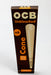 OCB Pre-rolled Cone - Virgin Unbleached Rolling Paper - 1 1/4- - One Wholesale